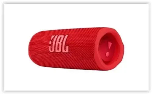 Caixa De Som Porttil Jbl Flip 6, Bluetooth,  Prova D'gua, Usb-C, Vermelho - 28913558